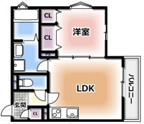 セレニティ池田A棟の間取り画像