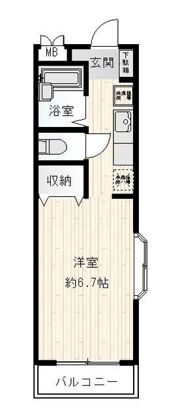 KSキャトルセゾンⅡの間取り画像