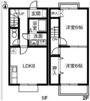DUPLEX 替地Bの間取り画像