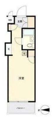 マリオン新小岩の間取り画像