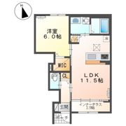 セレストガーデン新涯の間取り画像