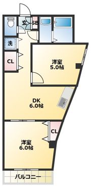 ファーストパークレジデンスの間取り画像