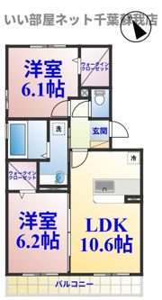 ミラベルコートの間取り画像