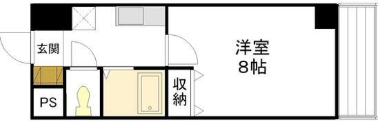 ユアコート舟入の間取り画像