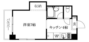 ミラハイツ枝松の間取り画像