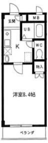 レジデンス赤坂の間取り画像