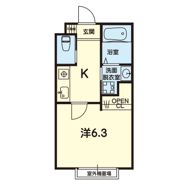 ソルーナ熊本駅東の間取り画像
