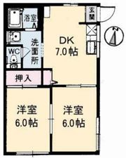 ヴィオラ平井 B棟の間取り画像