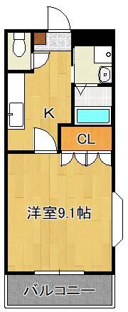 アメニティ徳力の間取り画像