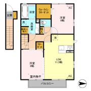 グランテラス高井の間取り画像