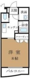 フォンテーヌマンションBの間取り画像