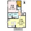 ソレイユ Dの間取り画像