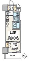 クレストコート池上の間取り画像