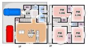 新築大東市赤井3丁目戸建の間取り画像