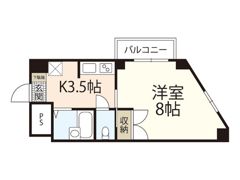 マンション雄創の間取り画像