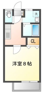 フェヴァリーGの間取り画像