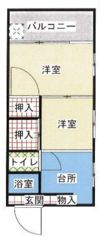 センチュリー田中の間取り画像