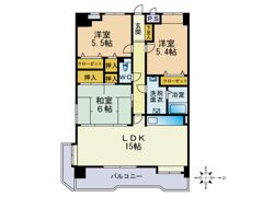 リバーランド箱崎2の間取り画像