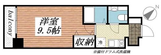 メゾン・ド・ヴィレ恵比寿の間取り画像