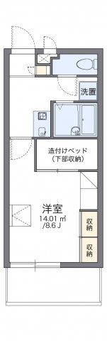 レオパレス新都心マティダの間取り画像