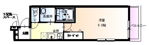 フジパレス江坂Ⅰ番館の間取り画像