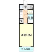 フィールドフラットの間取り画像