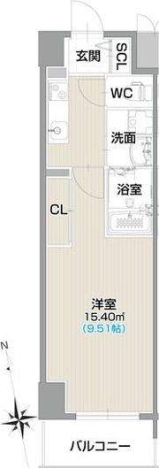 フォルティス今池の間取り画像