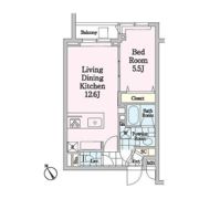 クロノガーデン神楽坂の間取り画像