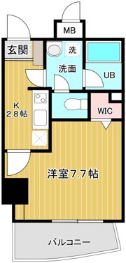 アクアコート Kの間取り画像