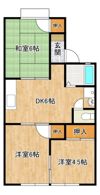 コーポジュリIIの間取り画像