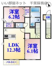 サウスヒルズⅠの間取り画像