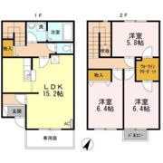リースランド福島 B棟の間取り画像
