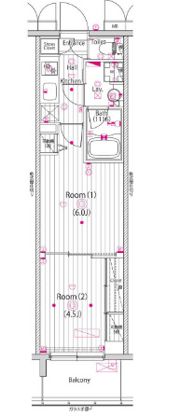 ガーラ横濱関内グランドステージの間取り画像