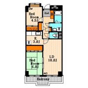 ソレアードまつばの間取り画像