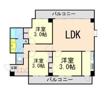 グランドール熊内の間取り画像