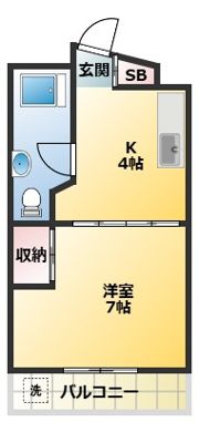 中庸ビルの間取り画像