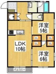 平和第2マンションの間取り画像