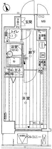 プレール代々木公園弐番館の間取り画像