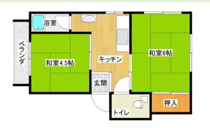 新堂マンションの間取り画像