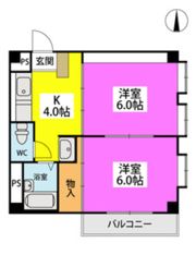 フローレスマンションの間取り画像