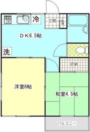 サンハイツ追浜の間取り画像