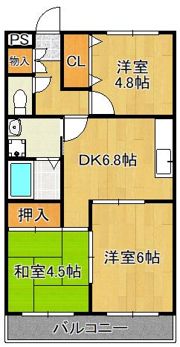 ドゥエル杉野の間取り画像