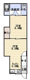ロイヤル寺方錦通の間取り画像