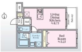 アイルグランデ赤羽の間取り画像