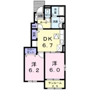 プラシード Ⅰの間取り画像