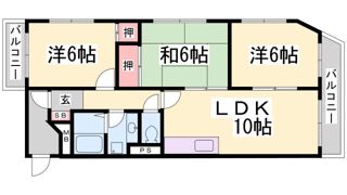 エスポワール湊川公園の間取り画像
