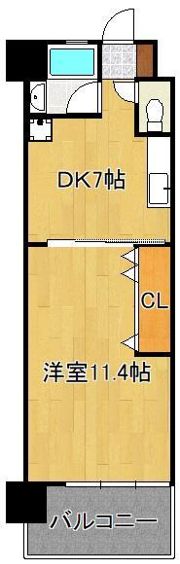 コンプレート古船場の間取り画像