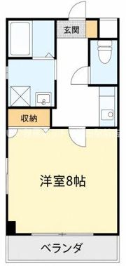 レイクパレスゼゼの間取り画像