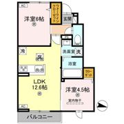 フォーゲルセレーノ B棟の間取り画像