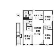 ルミエール東共栄の間取り画像